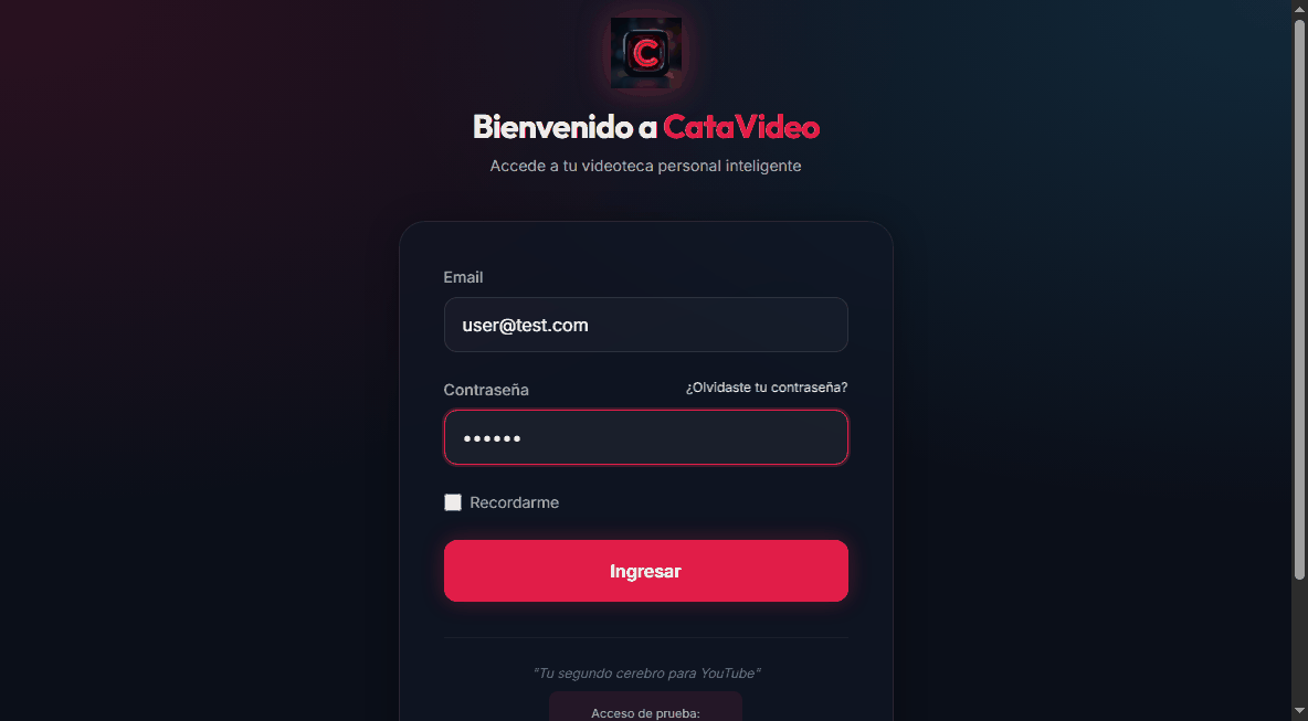 Demostración de Búsqueda Semántica CataVideo